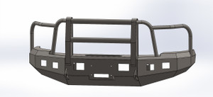 BUMPER WITH FULL GRILL GUARD FOR GMC 2007.5-2010, 2500-3500