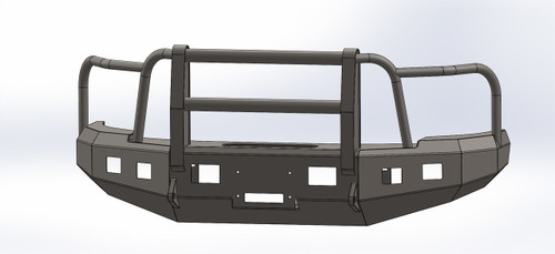 BUMPER WITH FULL GRILL GUARD FOR FORD 2011-2016 F250-F350