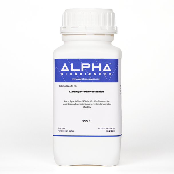 L12-115 - Luria Agar - Miller's Modified