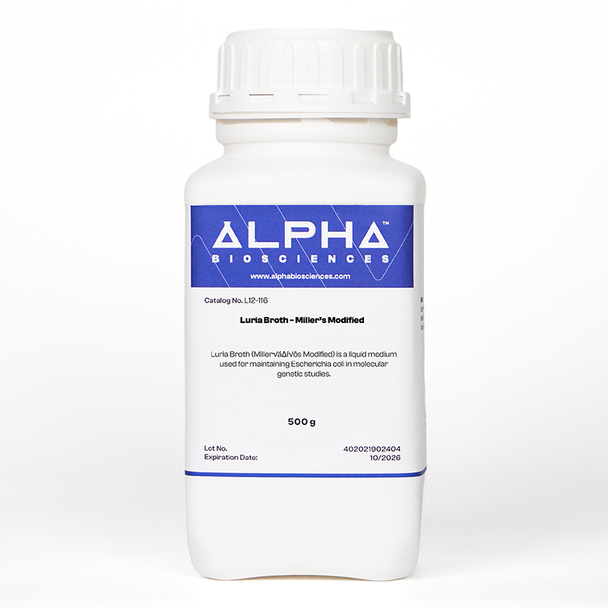L12-116 - Luria Broth - Miller's Modified
