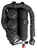 CS-PAPR SD back-worn carrier with integrated air cylinder, filters and combination hose, rear view on a white background