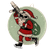 Skull Clause Christmas Ornament
