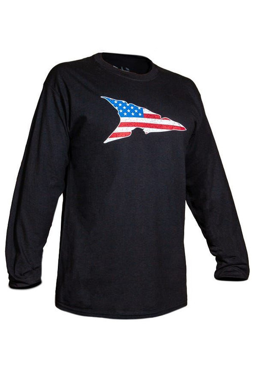 Ragged Old Flag Long Sleeve T-Shirt
