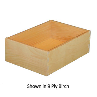 Custom Dovetail Birch Drawer Box