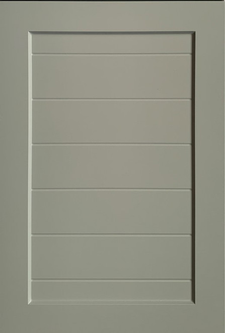 Modern Shaker Louvre Thermofoil Cabinet Doors