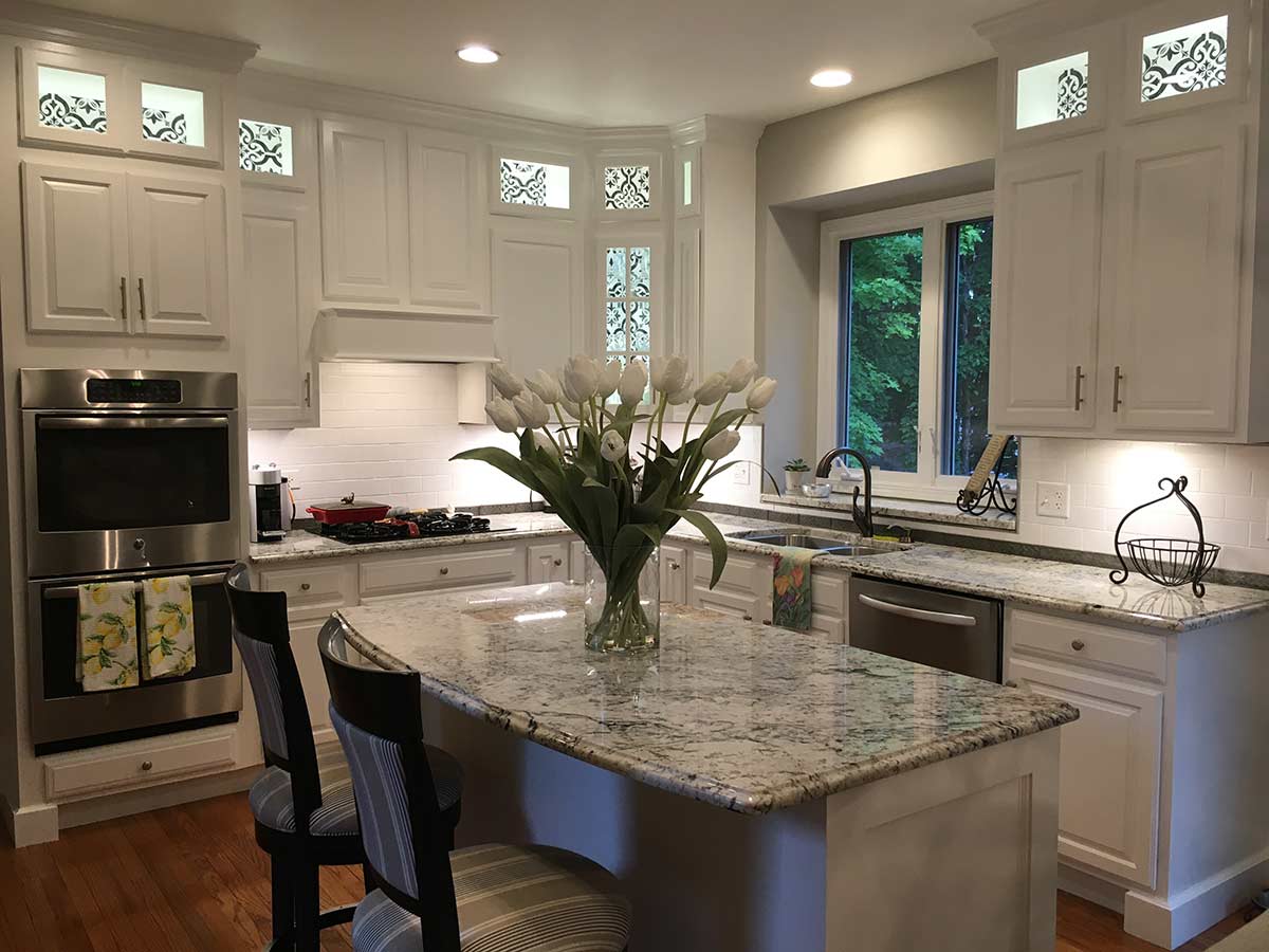 Illuminated Chicago-Area Kitchen