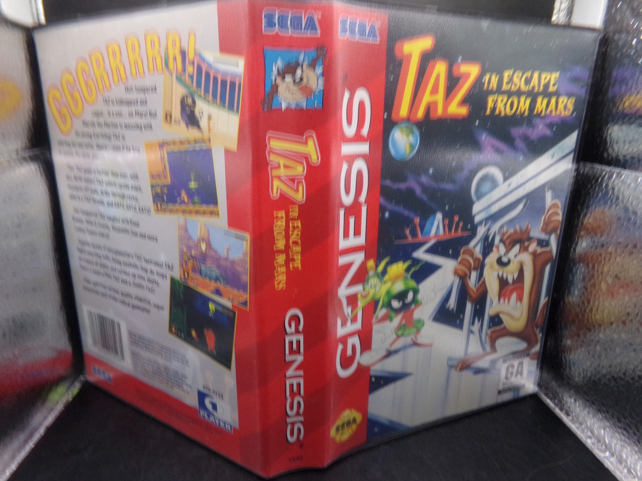 Taz in Escape From Mars Sega Genesis Boxed Used