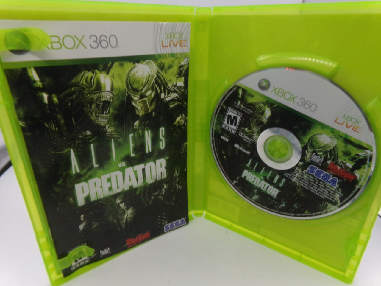 Alien Vs Predator Xbox 360 Game 