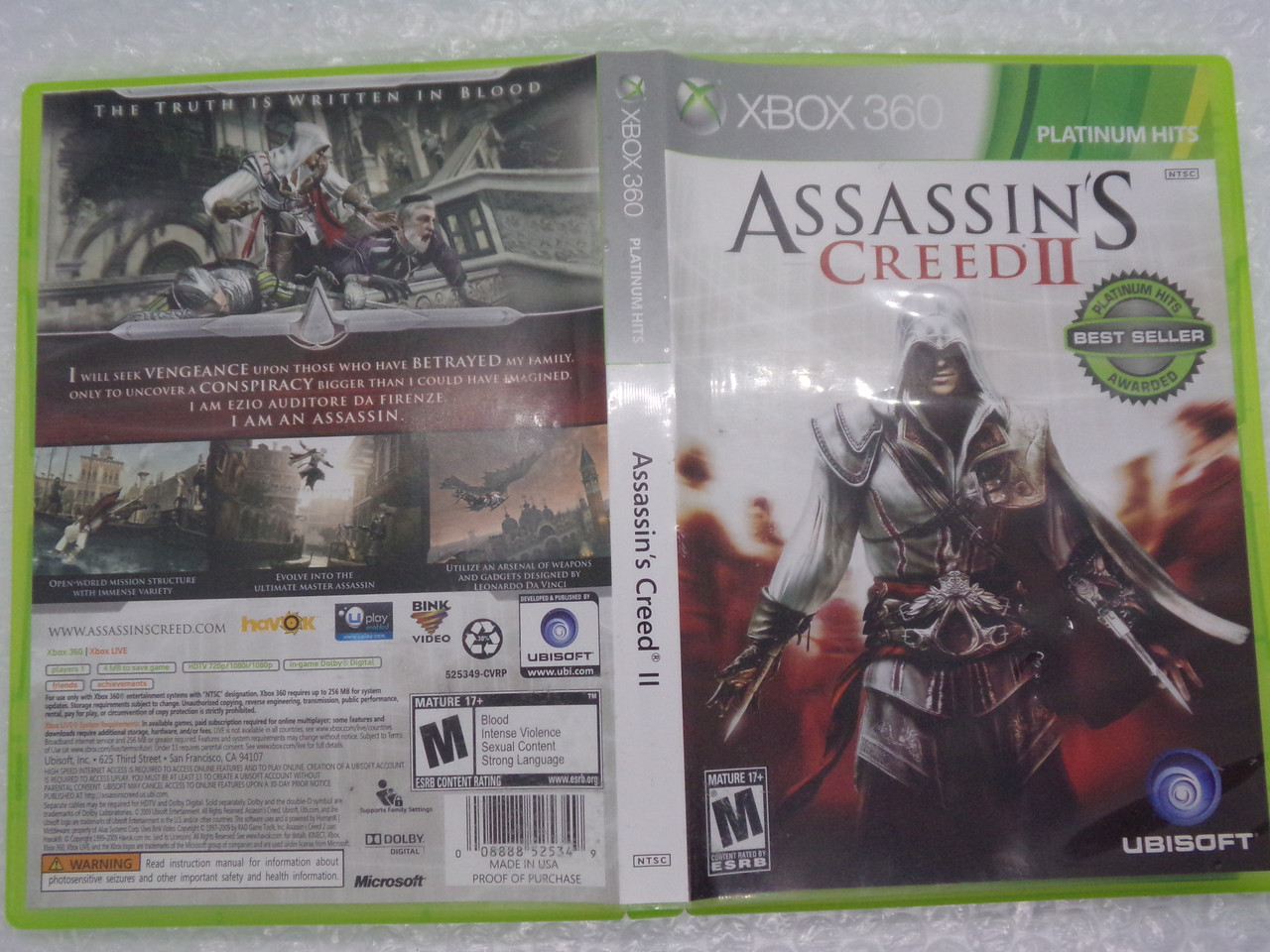 Assasin's Creed 2 / XBox360 3/31まで出品予定 | www.justforyougifts 