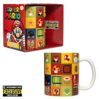 Super Mario Bros. Items and Enemies 11 oz. Mug