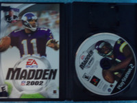Madden NFL 2002 Playstation 2 PS2 Used