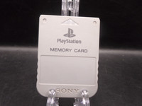 Official Sony Brand Playstation PS1 Memory Card (Gray) Used