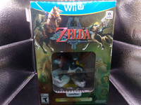 The Legend of Zelda: Twilight Princess HD with Wolf Link Amiibo Wii U NEW