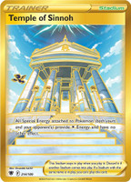 Pokemon Astral Radiance 214/189 - Temple of Sinnoh - Secret Rare (LP)