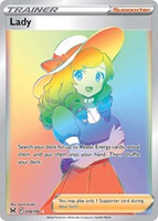 Pokemon TCG Lost Origin Lady - 208/196 (Secret Rare, LP)