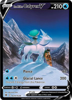 Pokemon Astral Radiance TG14/TG30 - Ice Rider Calyrex V - Trainer Gallery Full Art (LP)