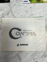 Contra  NES Nintendo Entertainment System Manual Only