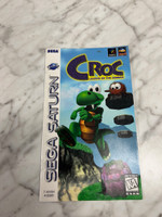 Croc Legend of the Gobbos Sega Saturn Manual Only