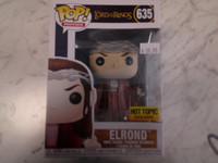 Movies Lord Of The Rings ELROND Hot Topic Exclusive Funko Pop VAULTED #635