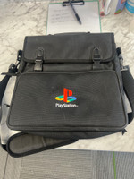 Vintage Original Sony PlayStation One Bag PS1 Carrying Case Messenger Bag