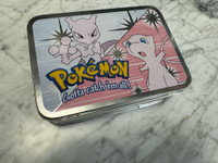 Pokémon Mewtwo 1995 1999 Metal Lunch Box Trading Card Tin Vintage