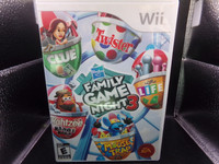 Hasbro Family Game Night 3 Wii Used