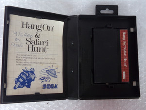 Hang On/Safari Hunt Sega Master System Boxed Used