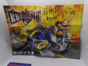 Road Rash 64/Destruction Derby - Nintendo 64 Double Sided Poster