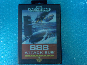 688 Attack Sub Sega Genesis Boxed Used