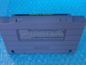 Fighter's History Super Nintendo SNES Used