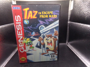 Taz in Escape From  Mars Sega Genesis Boxed Used