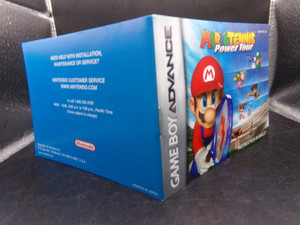 Mario Tennis: Power Tour Game Boy Advance GBA MANUAL ONLY