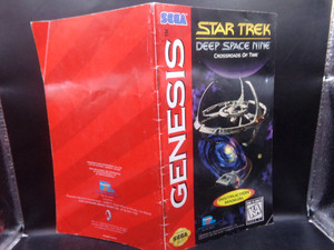 Star Trek - Deep Space Nine: Crossroads of Time Sega Genesis MANUAL ONLY
