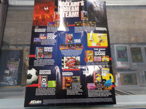 Acclaim's Dream Team Sega Genesis Catalog Poster
