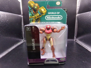 World of Nintendo: Metroid - Samus Aran 2.5 Inch Figure NEW