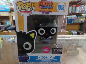 Naruto Shippuden x Hello Kitty - #1018 Chococat (Flocked) (FYE) Funko Pop