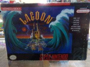 Lagoon Super Nintendo SNES BOX ONLY