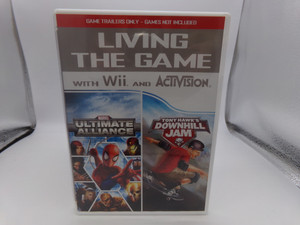 Living the Game with Wii and Activision Marvel Ultimate Alliance/Tony Hawk's Downhill Jam Trailer DVD Used