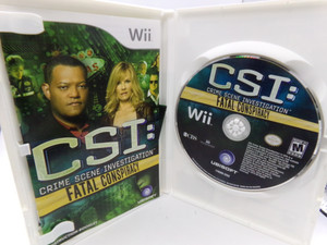 CSI: Fatal Conspiracy Nintendo Wii Used