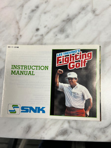 Lee Trevino's Fighting Golf  NES Nintendo Entertainment System Manual Only