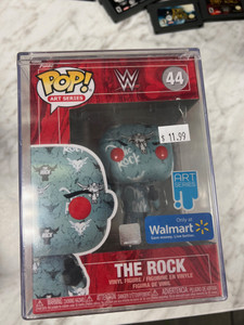 The Rock WWE Art Series Funko Pop Wal Mart exclusive 44