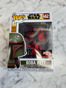 Boba Fett Star Wars Funko Pop figure Target Con Exclusive Red Chrome