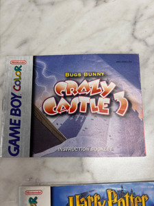 Bugs Bunny Crazy Castle 3 Game Boy Color Manual Only