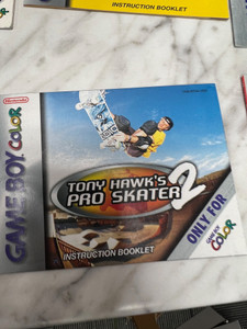 Tony Hawk's Pro Skater 2 Game Boy Color manual only