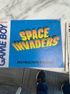 Space Invaders Gameboy manual only