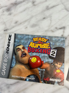 Ready 2 Rumble Boxing Round 2 Gameboy Advance manual only