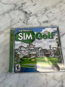 Sid Meier's SimGolf PC CD-ROM Game 2002 Sim Golf - Preowned