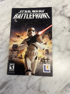 Star Wars Battlefront PS2 Playstation 2 Manual only