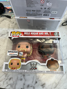 Funko Pop! WWE Hulk Hogan And Mr T Wrestlemania 2 Pack!