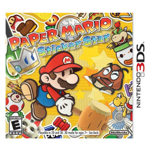 Paper Mario Sticker Star Nintendo 3DS Used